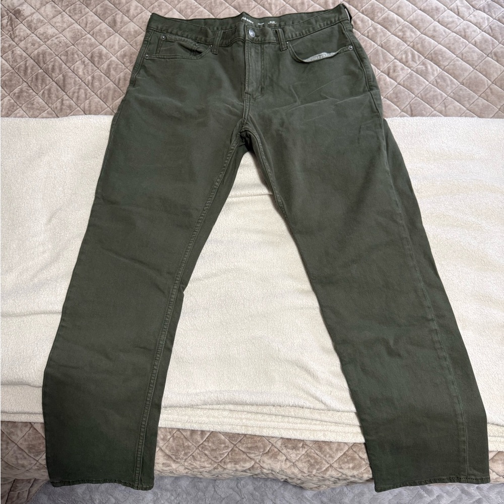 Old Navy Men's Dark Olive Slim Jeans Sz 36 x 30